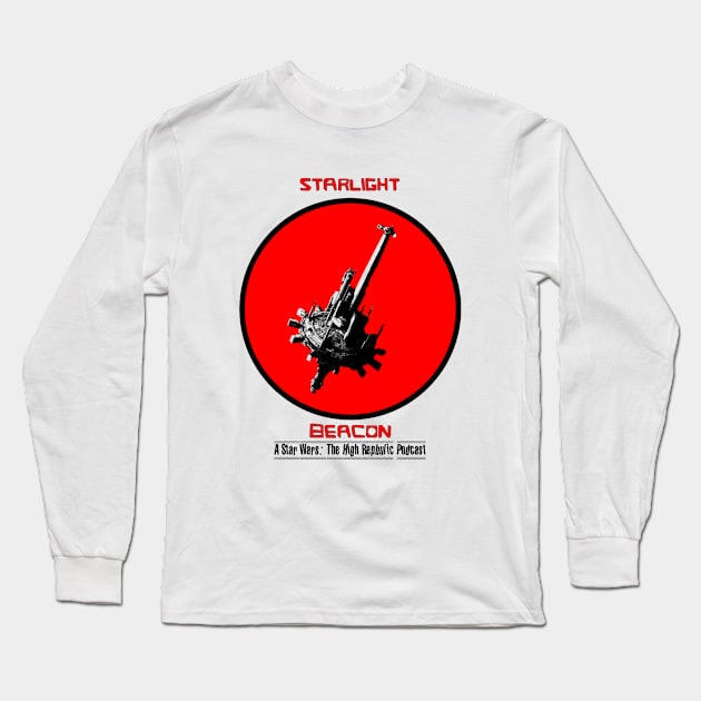 Starlight Beacon Podcast T-shirt Long Sleeve T-Shirt by The Rudie Librarian